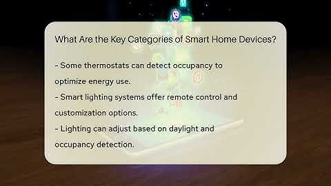 What Are the Key Categories of Smart Home Devices? - Talking Tech Trends