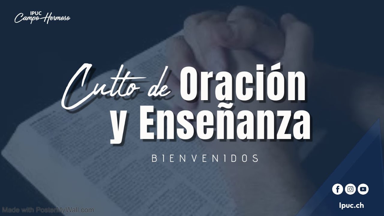 BIENVENIDOS A NUESTRO CULTO DE ORACIÓN Y ENSEÑANZA - Pr Edinson Medina ...