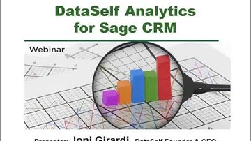 DataSelf Analytics for Sage CRM Webinar