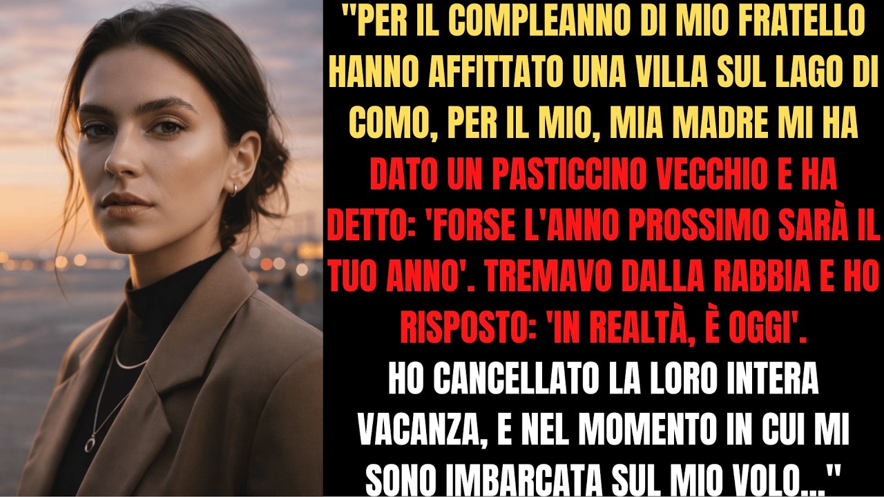 Mi regalano un tortino stantio, io cancello la loro vacanza da 5000€. 🤫