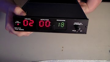 Sequoia Pacific TAC 605e Numitron Clock Overview