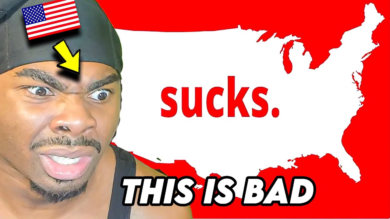 American Reacts to Why America Sucks at Everything - YouTube