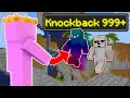 Minecraft manhunt but punching gives me knockback