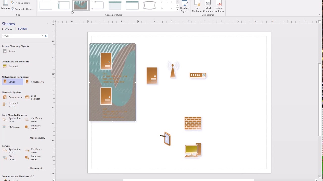 Create a Network Diagram with Visio 2016 - YouTube