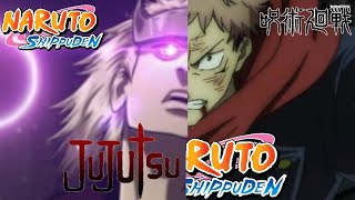 【MAD】Jujutsu kaisen OP 2 『VIVID VICE』 in Naruto shippuden