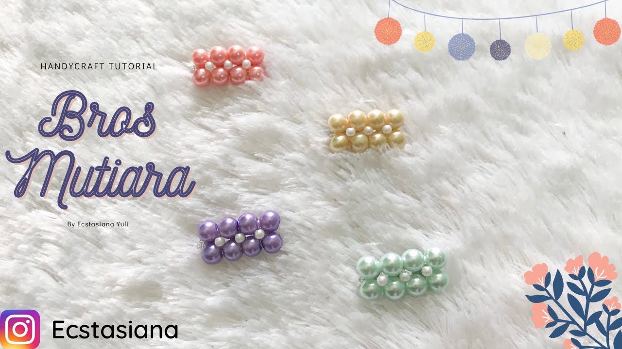 Ide Kreatif Bros Manik Manik Handmade || DIY Beads Brooch || Ide Bisnis