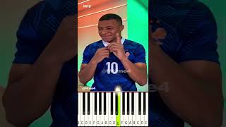 Haaland Trained Hard… Mbappé Trained Harder 😂🍗  @Mtime4 - Piano Tutorial