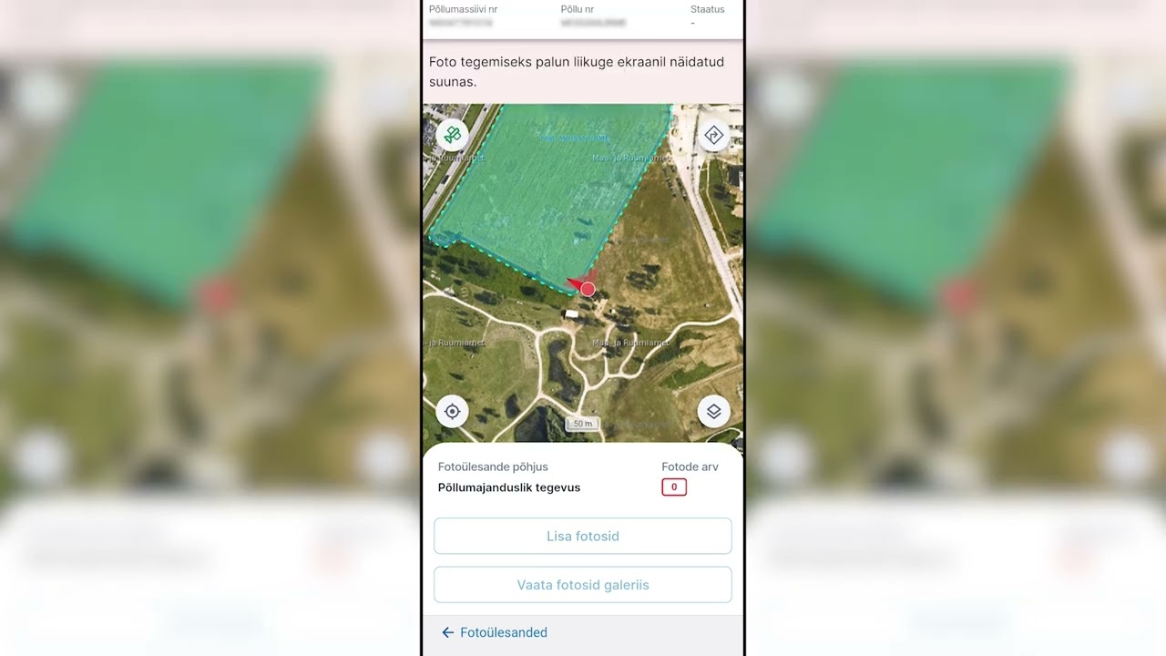 Iva fotoäpi kasutamine pindala-ja loomapõhistes toetustes