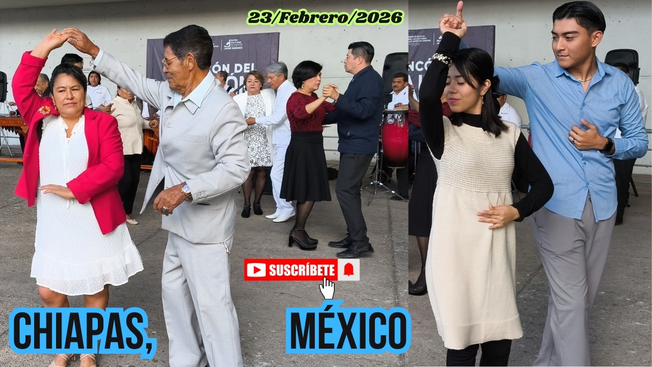 DANZÓN, LUNES 23/FEBRERO/2026, Parque 5 de mayo, Tuxtla Gutiérrez, Chiapas #danzon #chiapas #parati