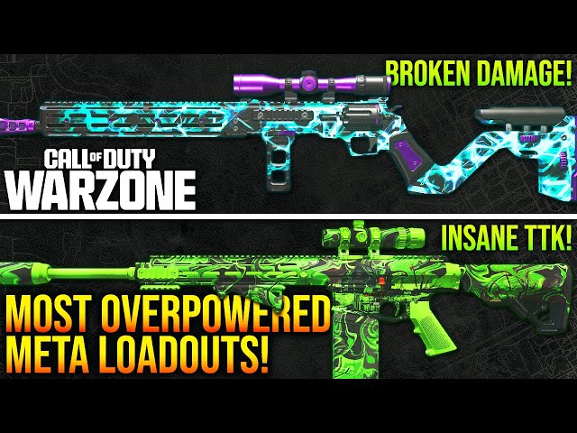 WARZONE: Top 5 MOST OVERPOWERED META LOADOUTS After Update! (WARZONE Best Weapons) class=
