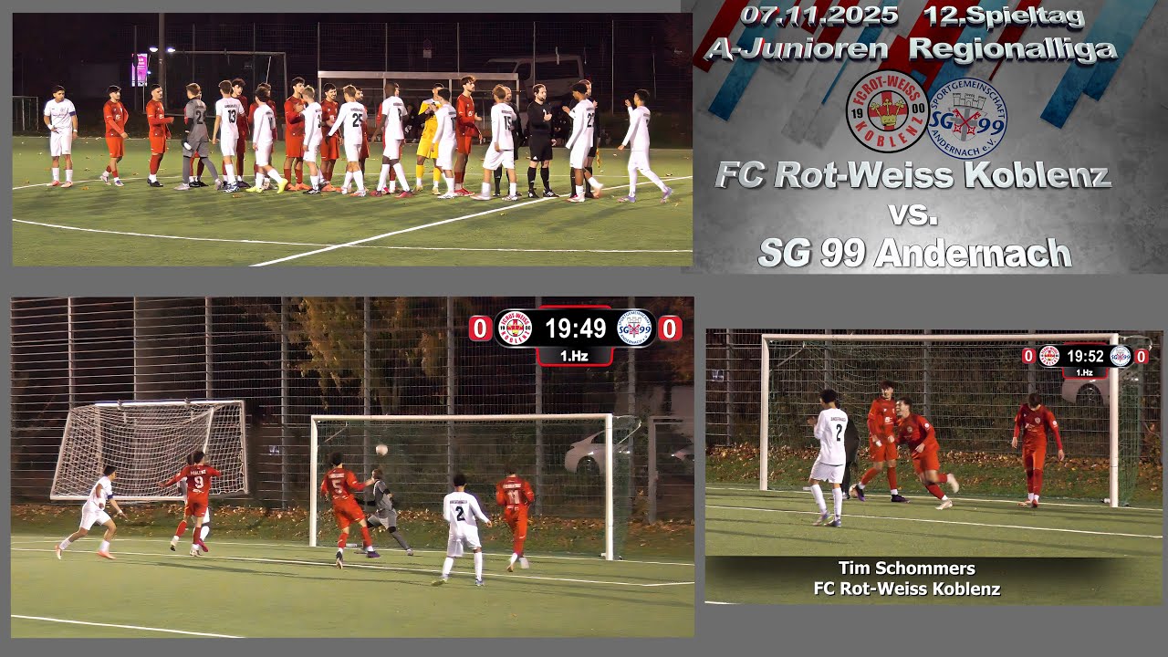 Regionalliga: FC Rot-Weiss Koblenz vs. SG 99 Andernach