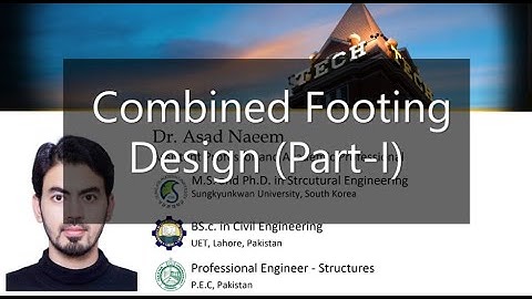 Combined Footing Design  (Part 1) | Reinforced Concrete Design