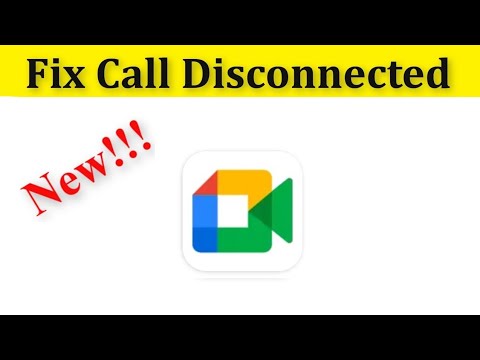 How To Fix Google Meet Call Disconnecting Problem Android & Ios