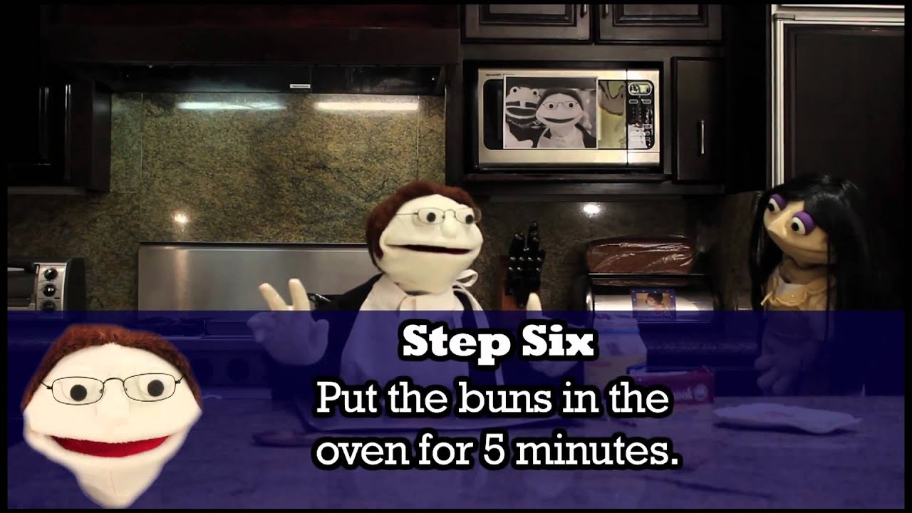 How to Cook Burgers Like a Puppet Now You're A Man (the cooking show