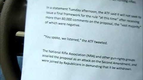 BATF proposed ss109 m855 ban CANCELED!  But its not dead yet.