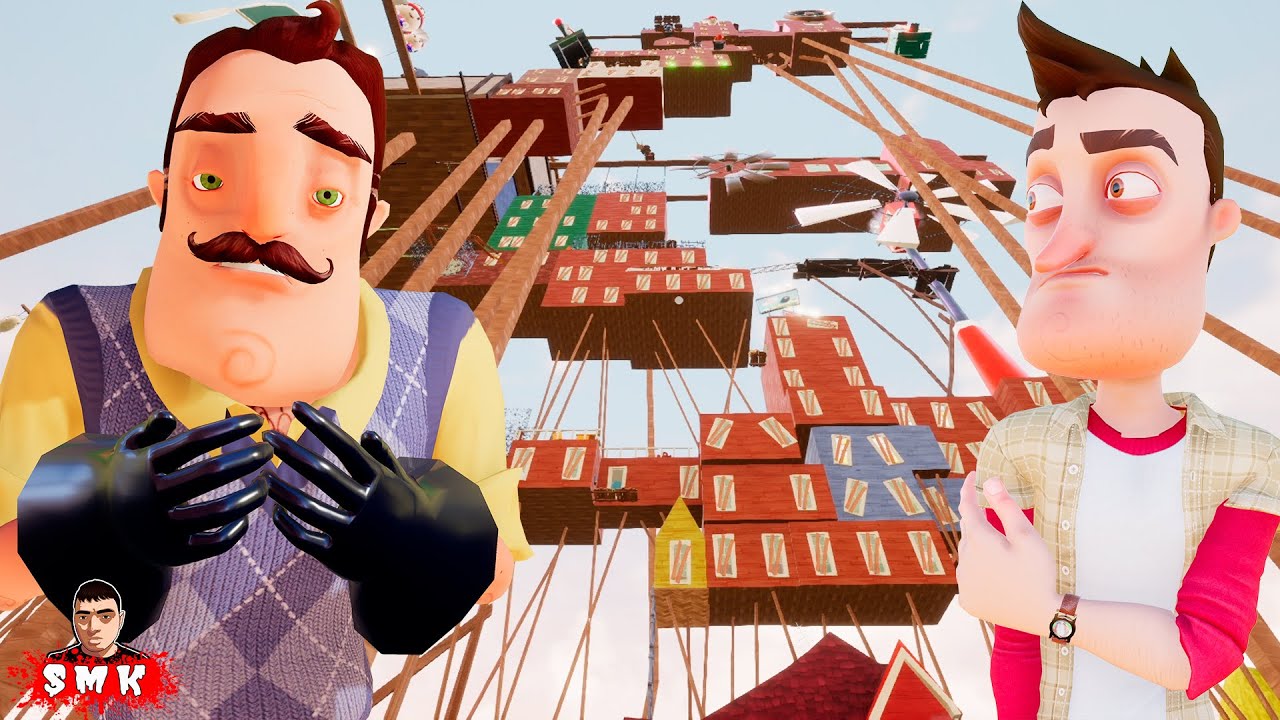 ШОУ ПРИВЕТ СОСЕД!САМЫЙ БОЛЬШОЙ ДОМ!ИГРА HELLO NEIGHBOR MOD KIT ПРОХОЖДЕНИЕ МОДА THE BIG HOUSE QUEST!