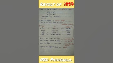 Revolt of 1857 | revolt in rajasthan | #rpsc2ndgrade |#rsmssb |#shortnotes | #short #viral