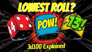 🎲 Three 100-Sided Dice: What’s the Expected Lowest Roll?