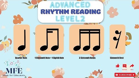Advanced Rhythm Reading - Level 2 - Sixteenth Rests and more!