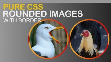 How To Create CSS Images Rounded Corners With Border  2019