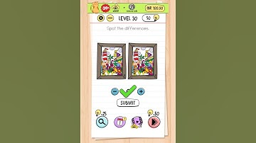 Brain Test Level 30- Spot the differences #brainstorm #brain #game
