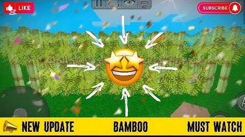 📣NEW UPDATE: BAMBOO IN MULTICRAFT!!!   ||   (Useful Update For Decoration)