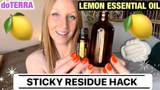 HOME HACK: LEMON ESSENTIAL OIL Vs. STICKY RESIDUE! 🍋 by Good Vibes With Jen 87 views 5 days ago 2 minutes, 9 seconds