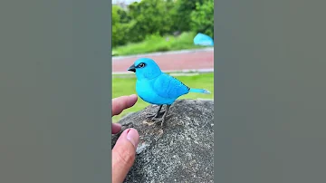 Blue Bird Toy Simulation Electric Singing Bird Can Call And Move Kibtoy Toy Cute Funnytoys 