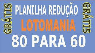 Planilha Redução gratis