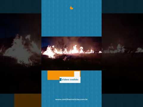 No Pólo Elias Moreira, em Sena, incêndio atinge fiação e moradores ficam às escuras