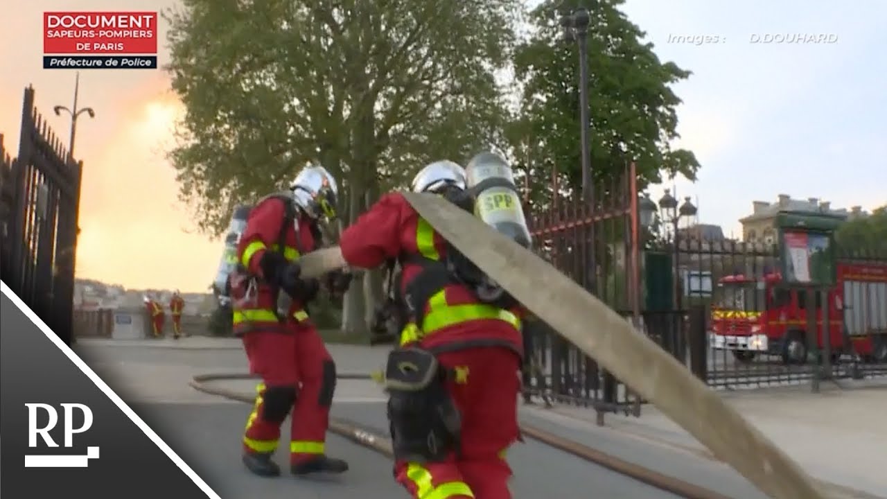 Video dokumentiert Einsatz an Notre-Dame