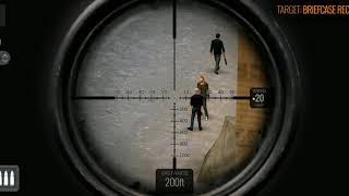 Sniper 3d - Target - BRIEFCASE RECEIVER (Gold Luck) Primary Mission Jandsburg Full HD 1080p Gameplay screenshot 3