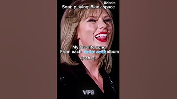 My favorite song from each Taylor swift album ll#slay #edit #taylorswift #albums #fyp #viral