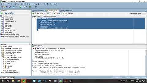 Oracle SQL Developer creación de usuarios, privilegios, roles y perfiles