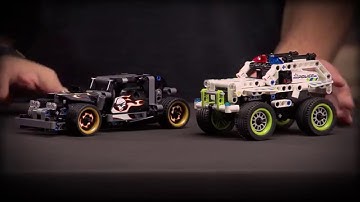 Getaway Racer & Police Interceptor  - LEGO Technic - Designer Video
