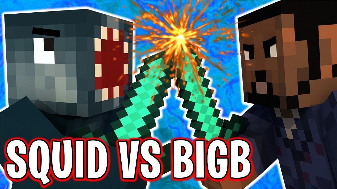 SQUIDDY VS BIGB!! - FRIEND OR FOE! #20 | MINECRAFT - YouTube