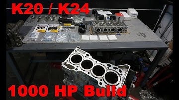 K24 Engine Build Start To Finish -  The Best 4 Cylinder Ever Made