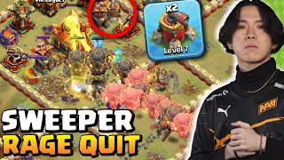 Klaus FIRST EVER Rage Quit after EVERYTHING stops working (Clash of Clans)