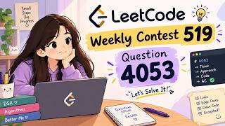 LeetCode 4053 | Make Every Element Palindromic 🔥 | Weekly Contest 519 #leetcode #weeklycontest #dsa