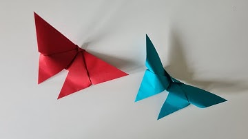 Easy Origami Butterfly (3 Minutes)