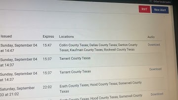 FreeDEC relaying an alert