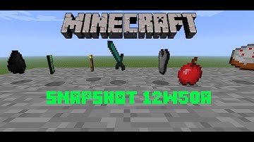 Minecraft Snapshot 12w50a - 3D ITEMS & FIREWORK SOUNDS