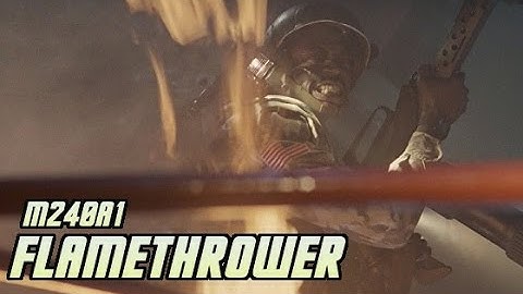 USCM Artillery: M240A1 Flamethrower - Explained