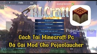 🔥Cách Tải Minecraft pc và cách cài mod trên điện thoại uy tín 100% cho pojavlaucher [HaTTapMC]