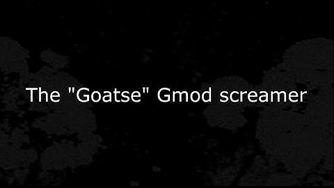 The "Goatse" Gmod Screamer Incident