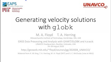 Generating velocity solutions with globk