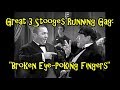 Great 3 stooges running gag broken eyepoking fingers