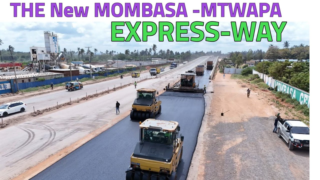 THE MOMBASA - MTWAPA dual carriageway.  Latest updates . Almost complete..