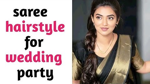 saree hairstyle for open hair ||Cute Hairstyle ||Saree Hairstyles || Hairstyle for Lehenga