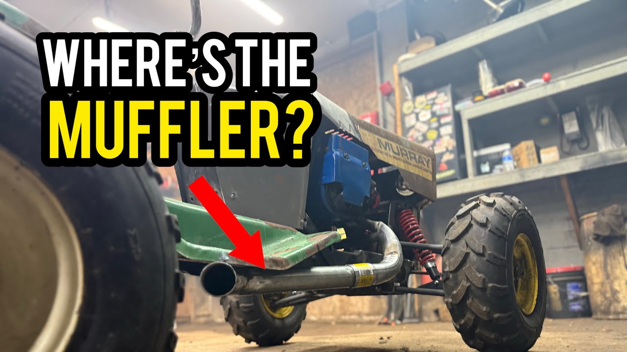 How I build Custom & Hidden mufflers for Off Road Mud Mowers! 